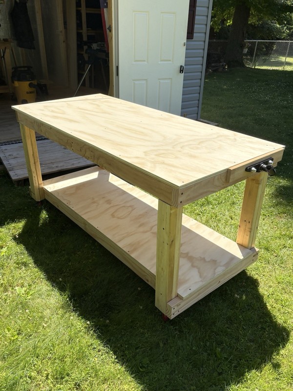 Handcrafted Custom Workbench - Heavy-Duty Construction - Built to Last