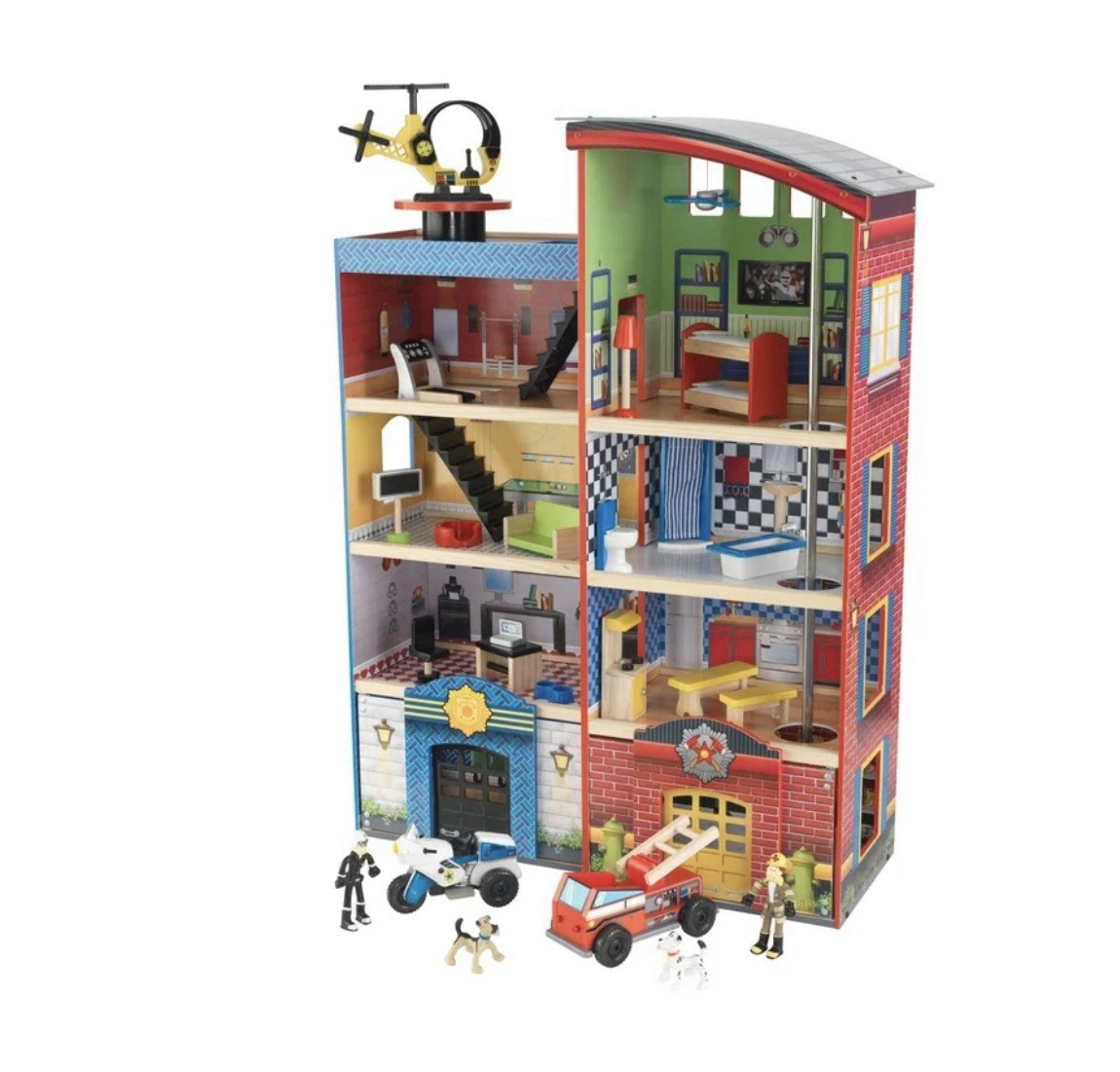 24pc Fire Truck Set