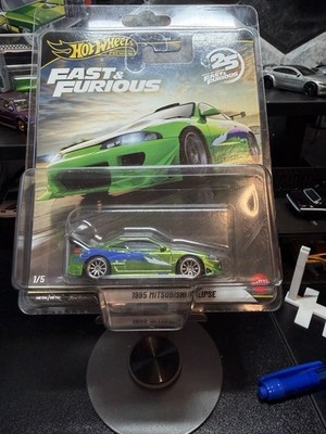 2026 Hot Wheels Premium Fast & Furious Chase Green 1995 Mitsubishi Eclipse 1/5
