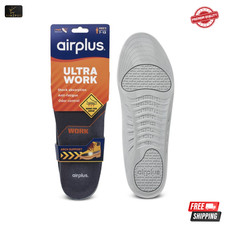 Airplus Ultra Work Memory Foam Insoles Men's Sizes 7-13 Shoe Inserts