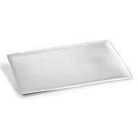 Rechteckiges Purity Tablett Weiß Aus Porzellan 50X28 Cm Le Nouveau Coq