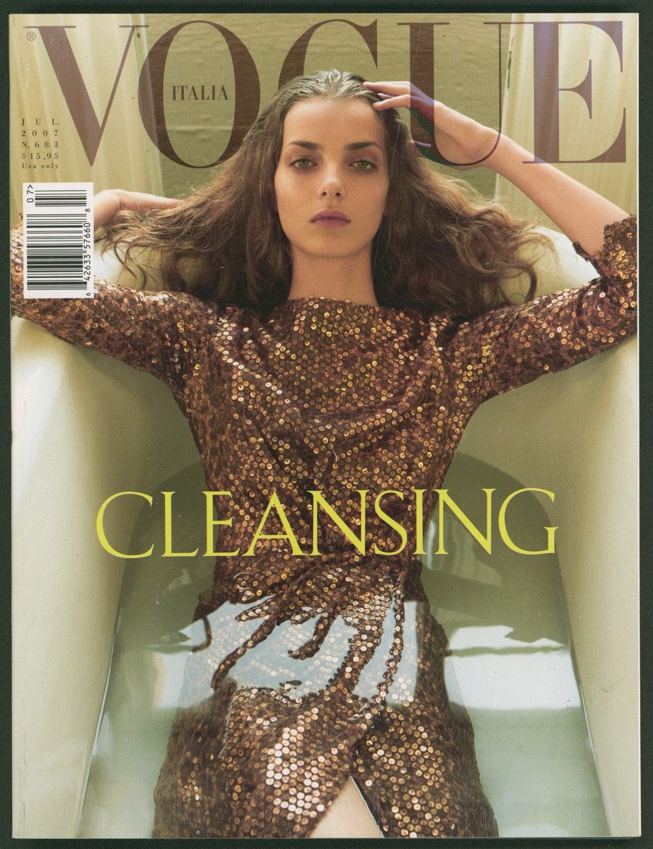 VOGUE Magazine Italia July 2007 DENISA DVORAKOVA Iselin Steiro
