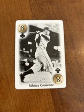 Mickey Cochrane 2000 US Playing Card All Century Team 8 Spades Tigers HOF
