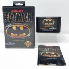 Batman The Video Game Sega Genesis 1990 Complete CIB Refurbished Tested