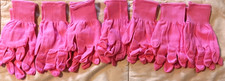 Kids Girl Accessory Set Washable Travel Carry On Lot Pink Stretch Thin Glove