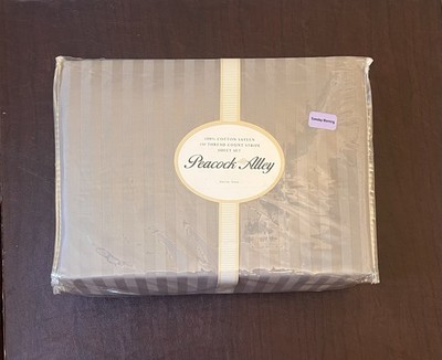 Peacock Alley (Tuesday Morning)  Queen Sheet Set 100% Cotton Sateen Bedding 