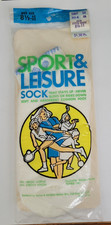 NOS Vintage Tennis Socks Sport and Leisure Women's Size 8.5-11 Made in USA