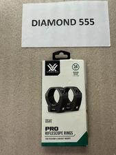 Vortex Optics Pro 34mm Medium Scope Rings - Black (PR34-M) #5054