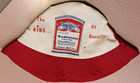 Vintage BUDWEISER King of Beers Floppy BUCKET Hat Beach Cap FELT back no reserve — photo 1