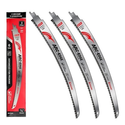EZARC Säbelsägeblätter 380mm 6 TPI Bogenkante Hol