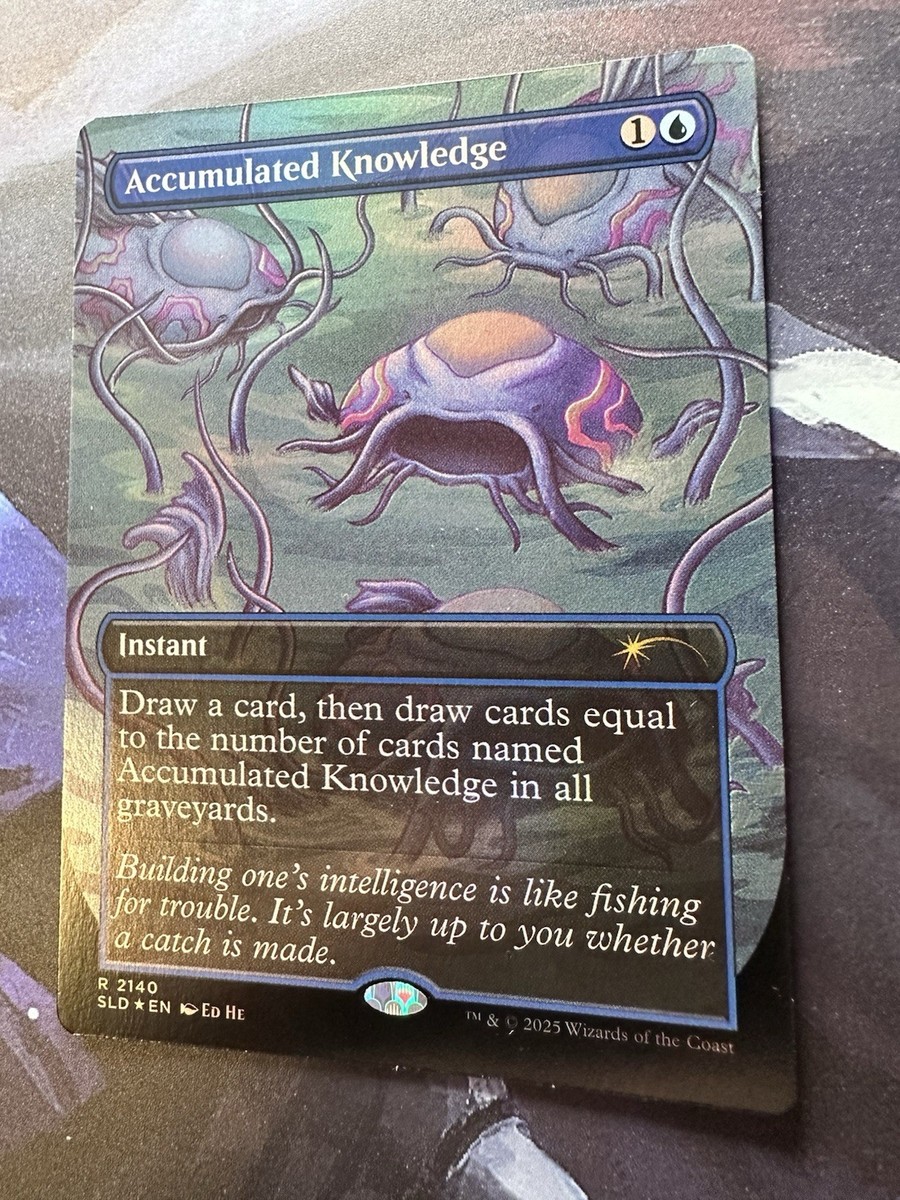 MTG | Accumulated Knowledge ✨FOIL✨ [Secret Lair Dandan] | eBay