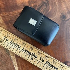 Genuine OEM Canon PowerShot Digital Camera Leather Carrying Case ONLY CLEAN