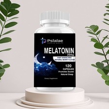 Melatonin 120pcs - Improves Sleep, Supports Recovery, Relieves Stress, Non-GMO