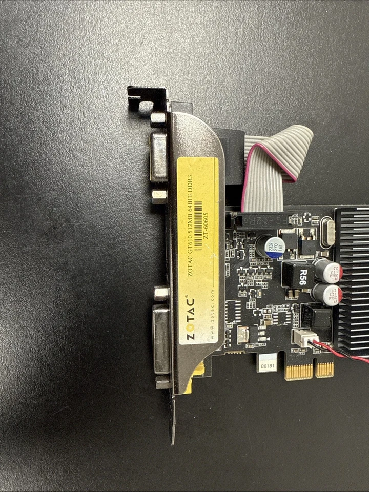 Tarjeta gráfica Zotac GeForce GT610 512MB, PCI. (ZT-60604, 299-5N228-000ZT) Foto 2 de 4