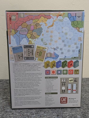 Conquest & Consequence GMT Board Game | New Unpunched w Sealed Components - Picture 4 of 16