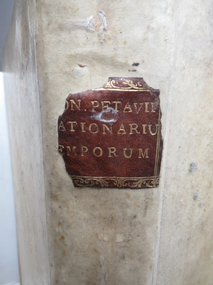 DENIS PETAU RATIONARII TEMPORUM 1741 CHRONOLOGIE ASIE RELIURE Vélin IN-FOLIO - Photo 2/4