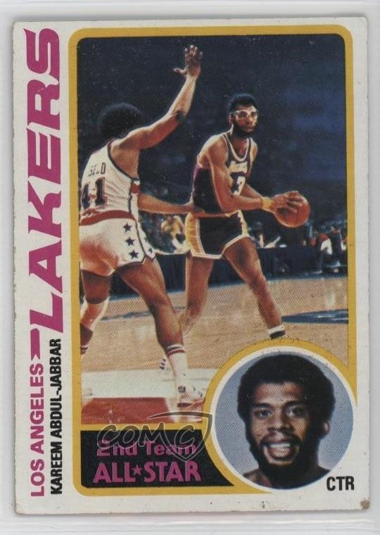 1978-79 Topps Kareem Abdul-Jabbar #110 HOF 04gz