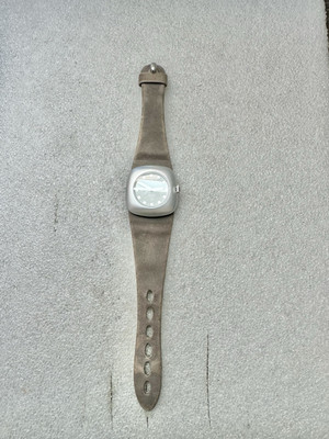 Alessi Working Callisto Watch By Stephono Pirovano 31mm Leather Band 