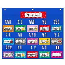 Class Jobs Pocket Chart Teacher's Helper Classroom Management Tool