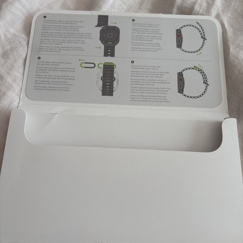 Apple Watch Ultra Ocean Band 49mm 2024 Black Genuine OEM - Picture 7 of 9