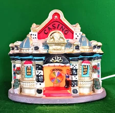 Holiday Time Vintage Victorian 2024 Lighted Casino, Pre-Owned in Box!!!