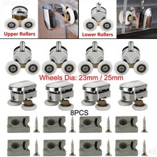 8PCS Shower Door Rollers Replacement Sliding Shower Door Runners Wheels 23 /25mm