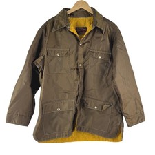 VTG Walls Blizzard-Pruf Brown Insulated Field Jacket Quilted Lining USA MadeXXL