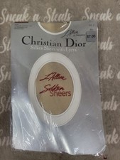 Christian Dior Ultra Silken Sheer Control Top Pantyhose - Ash Size 2 - Sealed