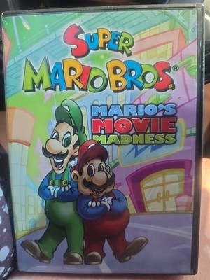Super Mario Bros: Mario's Movie Madness DVD (1990) RARE VG CONDITION