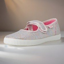 Cienta - Mary Jane - Zebra Multicolor Shimmer US Toddler Size 7.5