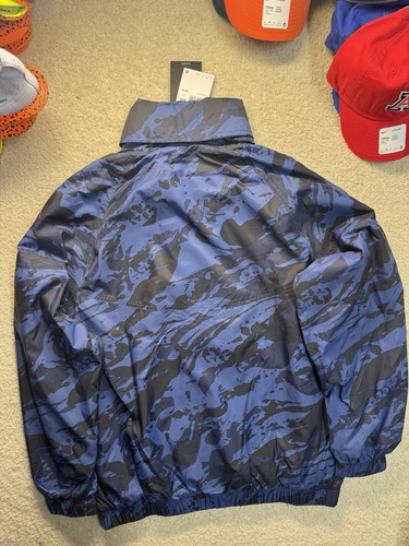 Nike UNC North Carolina Tar Heels Football 1/2 Zip Anorak Camo Jacket Size 3XL - Picture 7 of 11