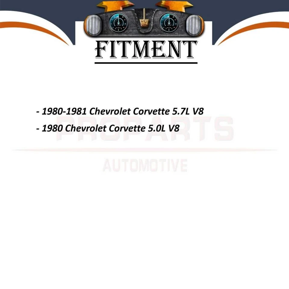 动力转向泵 1 件 适用于 1980 年 1981 年雪佛兰 Corvette 5.7L — 第 2/4 张图片