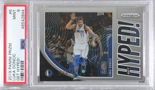 2019-20 Panini Prizm Get Hyped! Luka Doncic Luka Dončić #6 PSA 9 MINT 4al