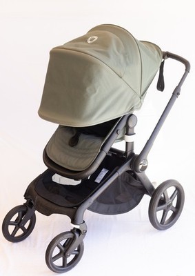 Bugaboo Fox 5 Baby Toddler Stroller, Great Condition, Beige Green, Large Canopy