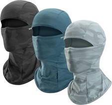 ROCKBROS Summer Balaclava Face Mask Cooling Breathable Sun UV Protection 3PCS