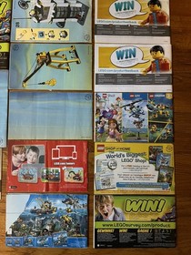 Lot of 18 Various Vintage LEGO Booklets - CITY, Racers, Star Wars, Retired