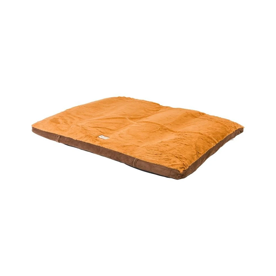Extra Large Pet Bed Mat With Poly Fill Cushion In Mocha & Earth Brown - Image 2 of 4