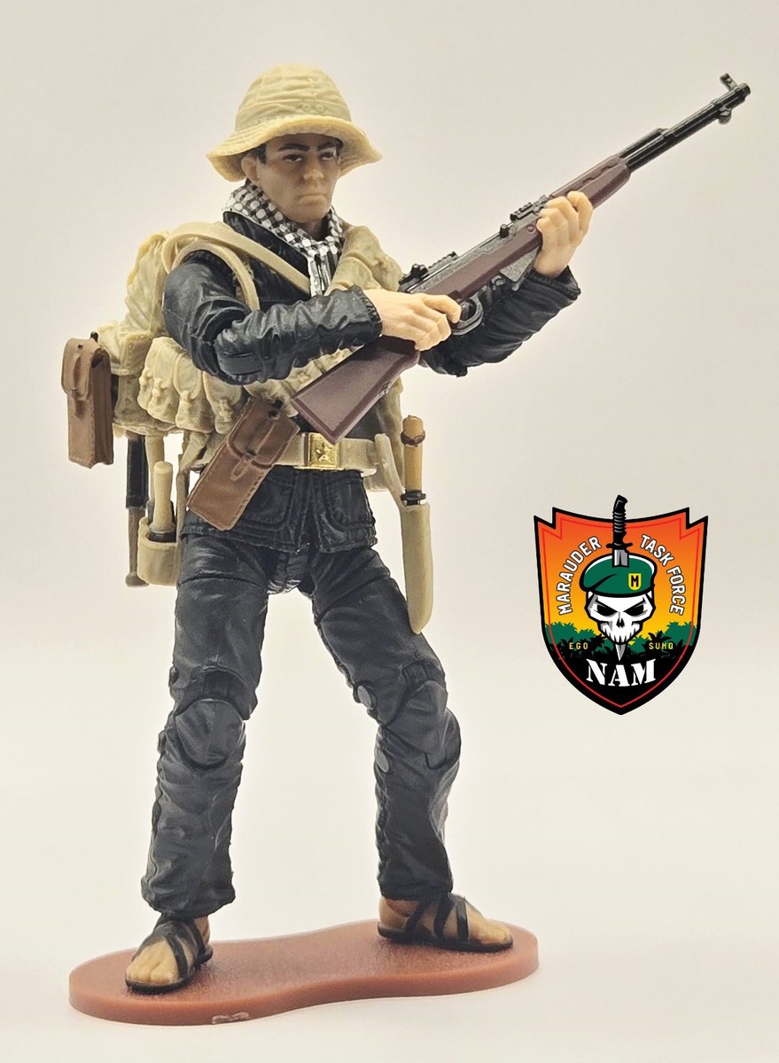 VIETNAM Viet Cong Rifleman w/ Gear -Marauder GR 1:18 Scale 4