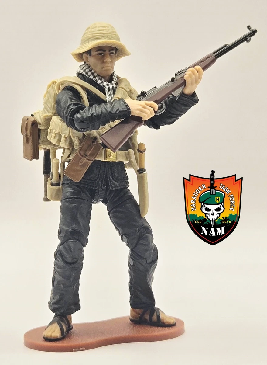 VIETNAM Viet Cong Rifleman w/ Gear -Marauder GR 1:18 Scale 4