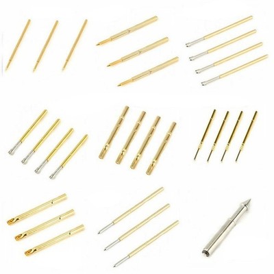 Essential Component for PCB Testing 100x Dia 0 68mm Spring Test Probe Pogo Pin