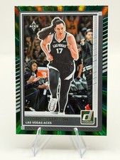 MEGAN GUSTAFSON 2025 Panini Donruss WNBA #8 Las Vegas Aces GREEN LASER!🔥🏀
