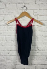 SPORTI Womens Black One Piece Swimsuit Size 30