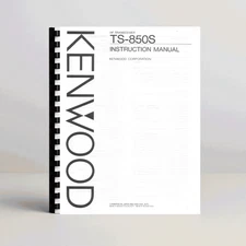 Kenwood TS-850S transceiver instruction manl