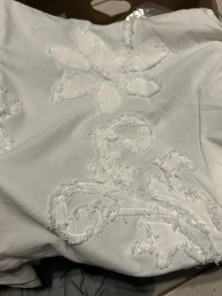 (2) Southern Living at Dillards~King Shams~ Shabby chic cotton 20 x 36~Lovely - Image 2 of 4