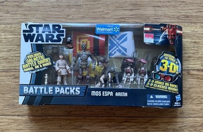Star Wars Mos Espa Arena Battle Pack Hasbro Anakin Sebulba Pit Droids - SEALED