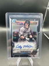 2021 Bowman Chrome Black Autographs  /75 Cody Morissette #CDA-CMO