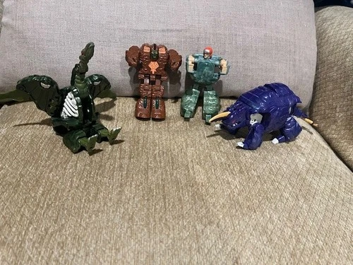 Vintage 1986 BANDAI  ROCK LORDS Bundle -Spike, Boulder Man, Terra Roc, Magmar