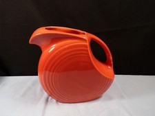 Homer Laughlin Fiesta Coral Salmon 7" Disc Water Pitcher