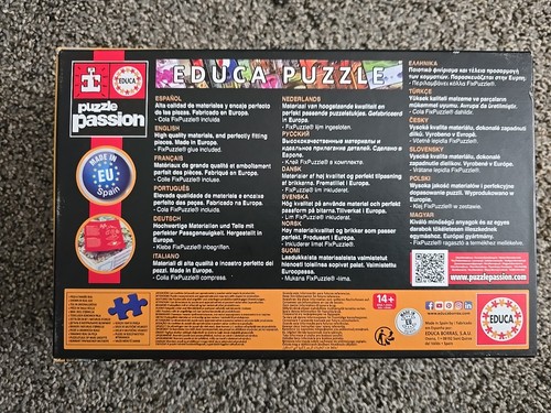 EDUCA Euro cans 1000 Piece Jigsaw Puzzle Miniature - Picture 2 of 2