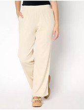 Belle by Kim Gravel Petite Packabelle Get Away Solid Beach Pant Size Large Sand